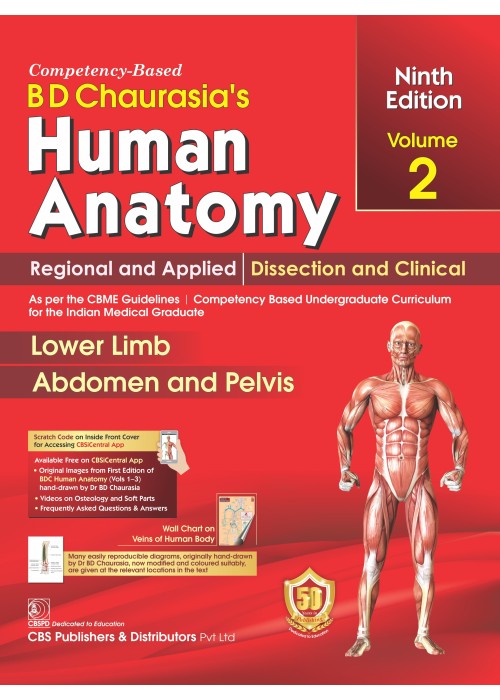 BD Chaurasia's Human Anatomy Vol 2 